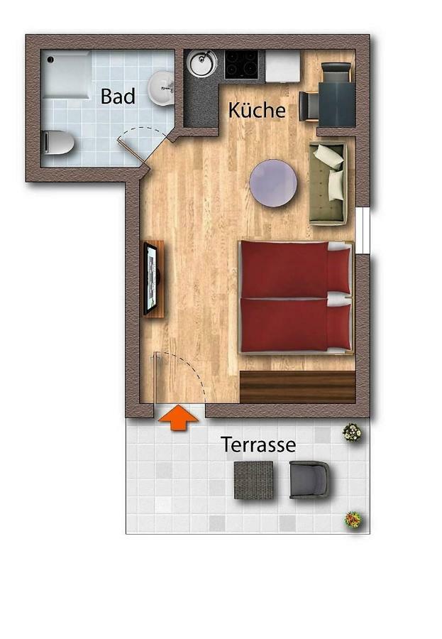 Ferienwohnung Am Muehlstein Люббен Экстерьер фото